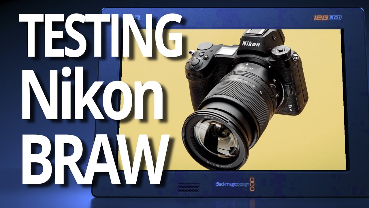 TESTING NIKON BRAW from the Z6 in DaVinci Resolve 17
