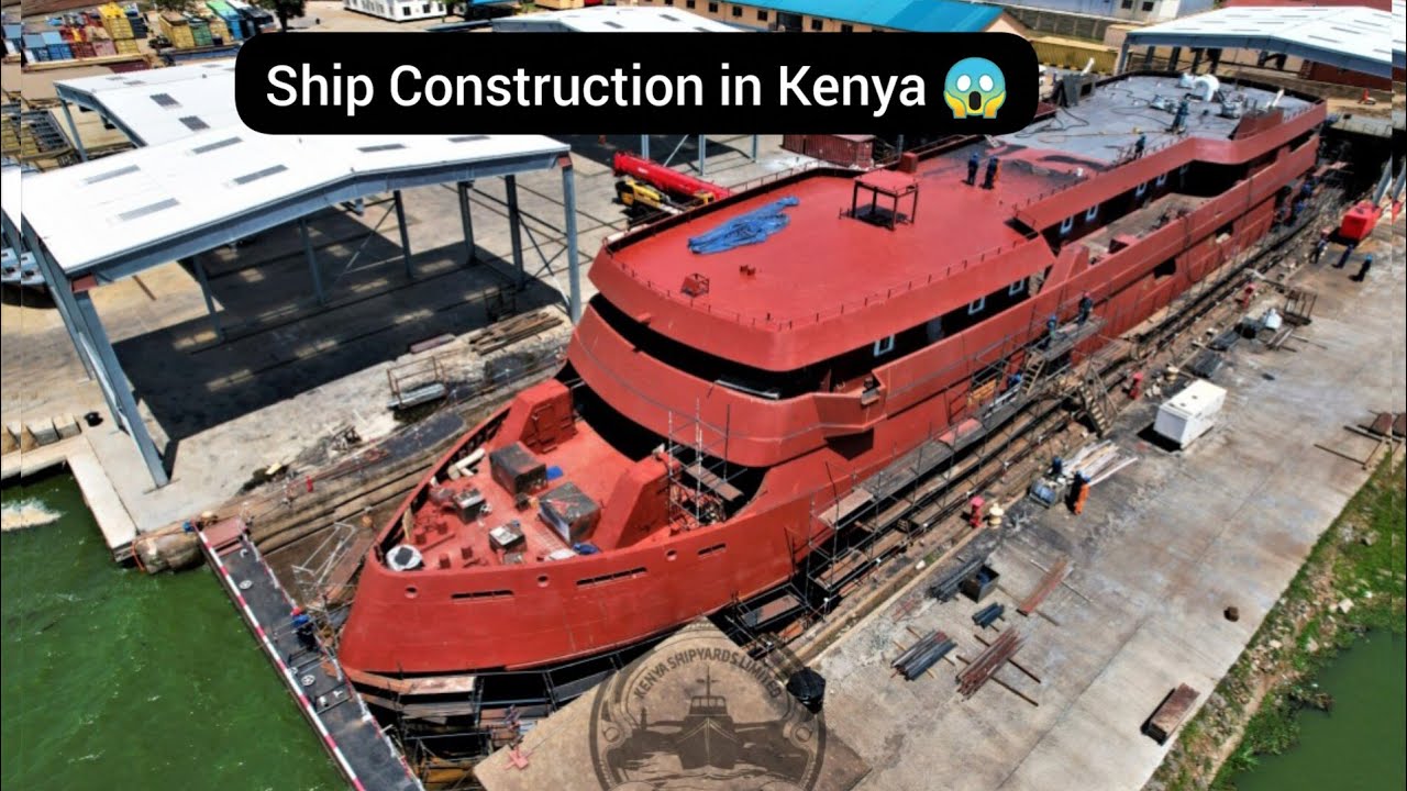The first ship Constructed in Kenya. Documentary. Kisumu City.