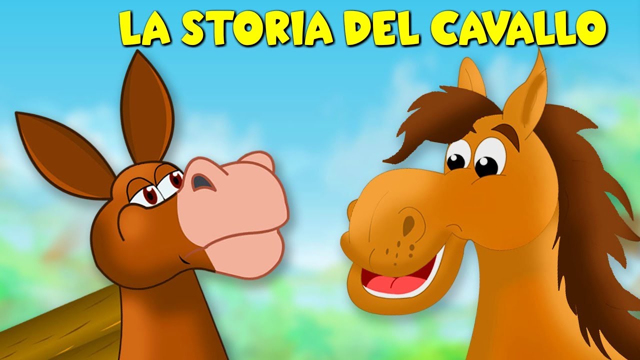 Il cavallo e l'asino - Storie Per Bambini - Favole Per Bambini - Fiabe Italiane