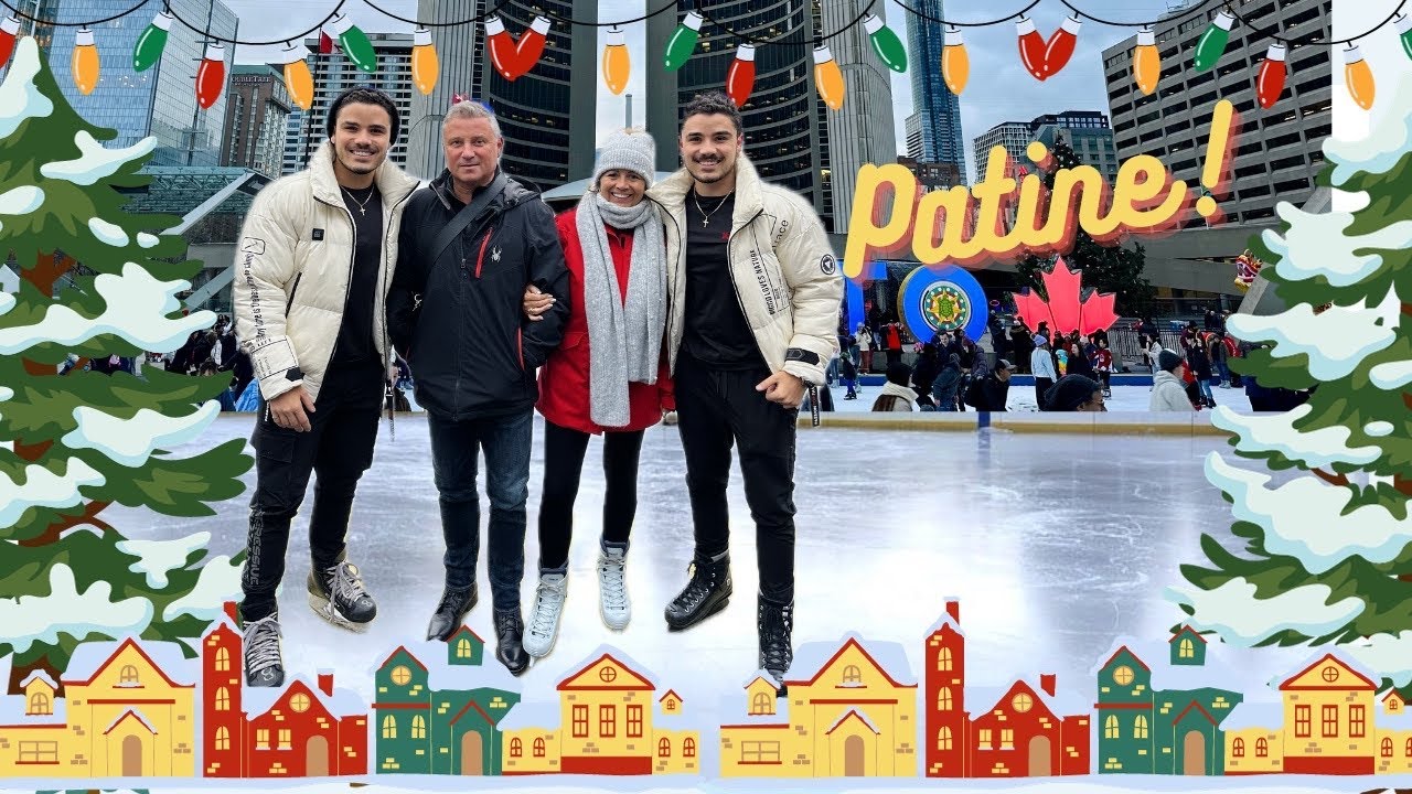AU CAZUT PE PATINE (LA PATINAJ ÎN TORONTO CU FAMILIA IDO)