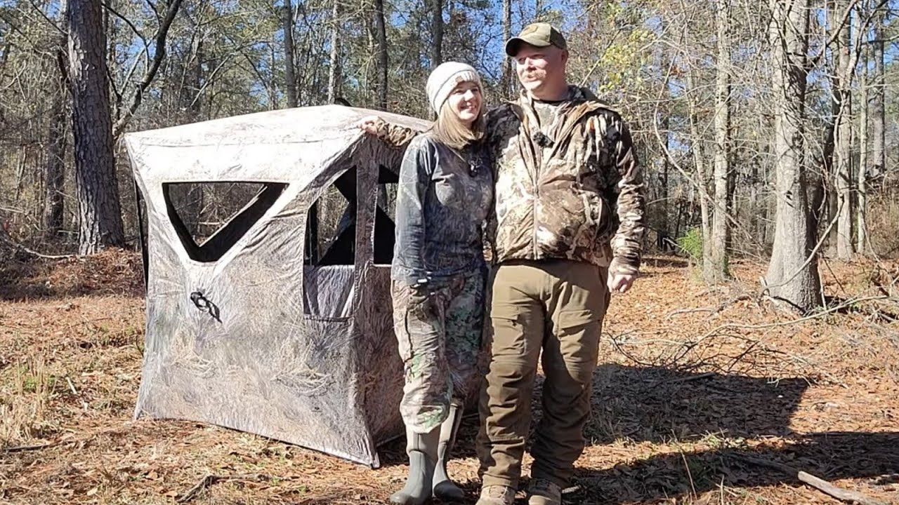 GIVEAWAY! Ameristep Brickhouse HUNTING BLIND Review and GIVEAWAY! #chroniclesofthecreeks