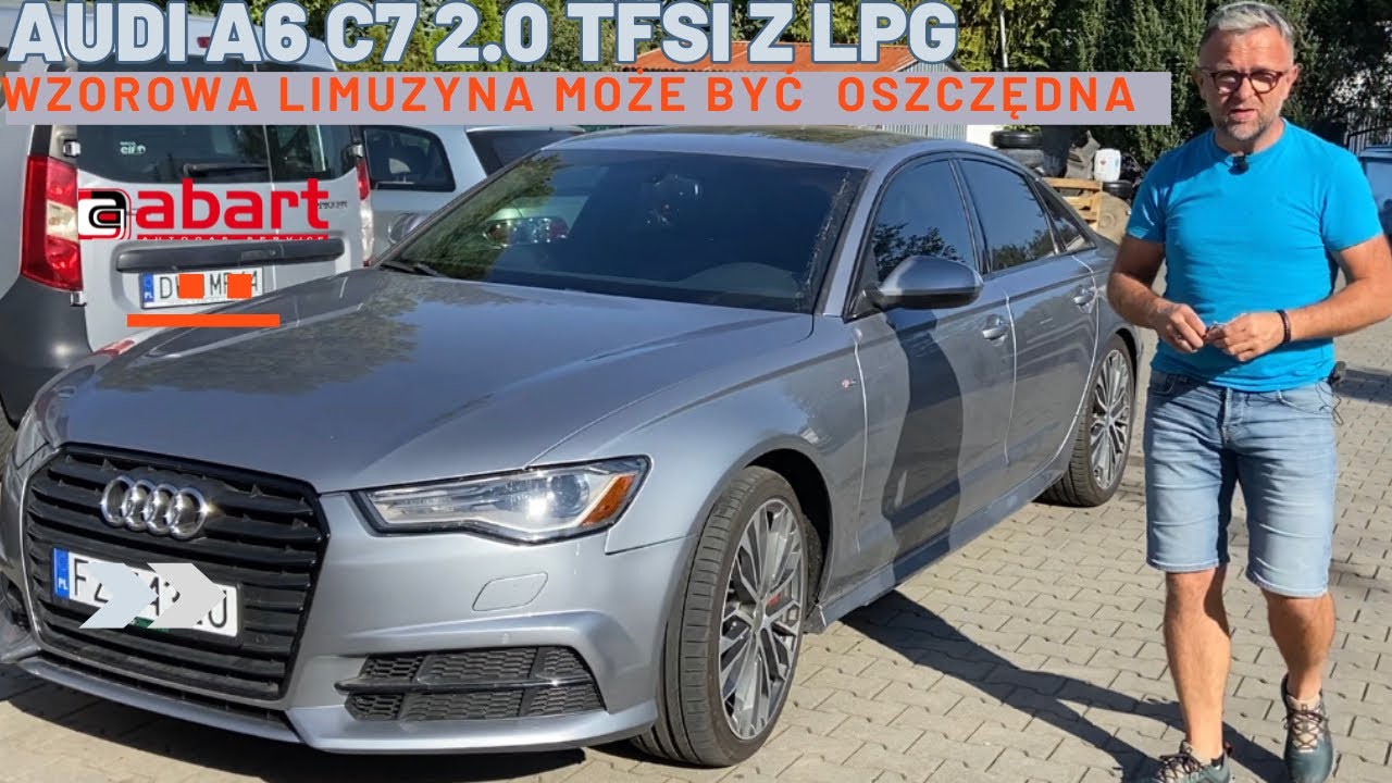 Wzorcowe Audi A6 C7 2.0 TFSi oszczędza kasę po montażu instalacji gazowej w​⁠@Abart Auto&Gaz