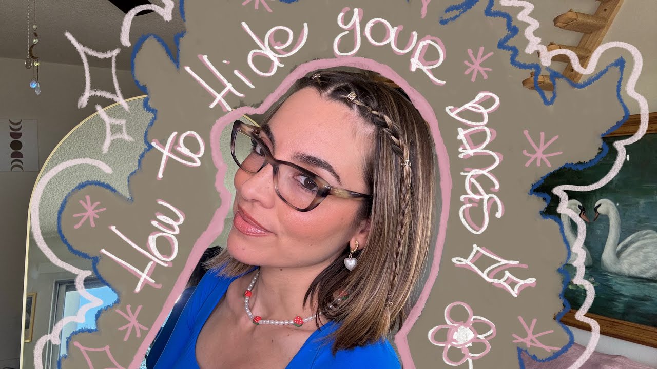 How to hide your bangs with 5 simple hairstyles