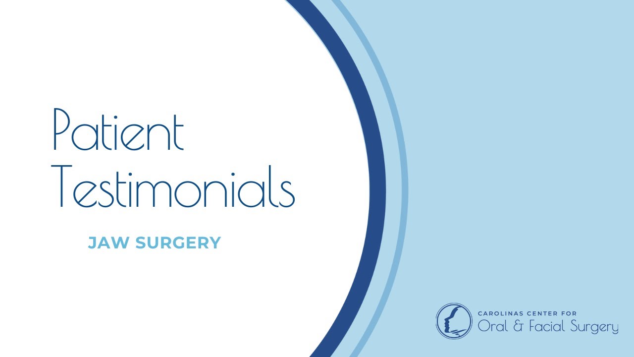 Patient Testimonial : Jaw Surgery