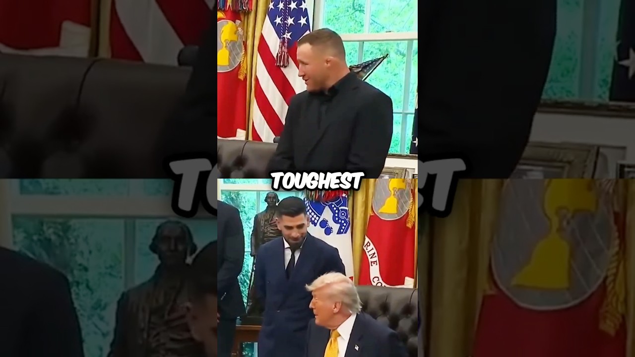 Ilia Topuria Asks Donald Trump Why He Gave Justin Gaethje The Toughest Fight😅🍿 #ufc