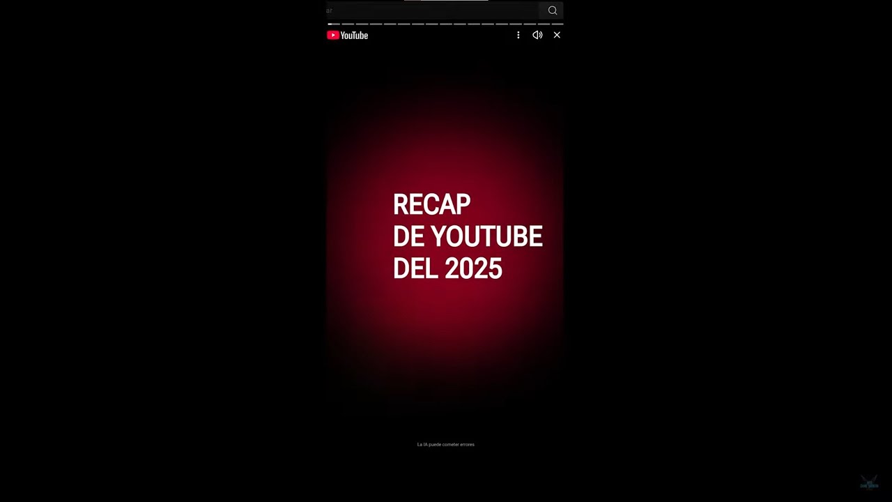 RECAP YOUTUBE DEL 2025 