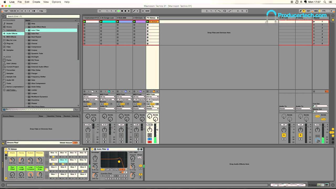Making rhythmic textures and atmos - Excerpt from a new Techno Course