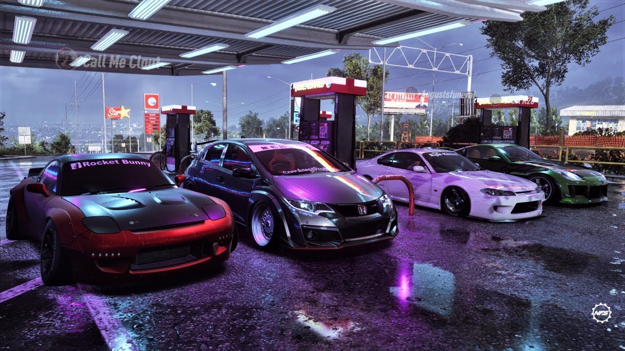 NFS Heat | FK2 Civic Build / Crew Meet Up - Cruise & Street/Drag Racing w/ 350Z, RX7, SRT8, & More