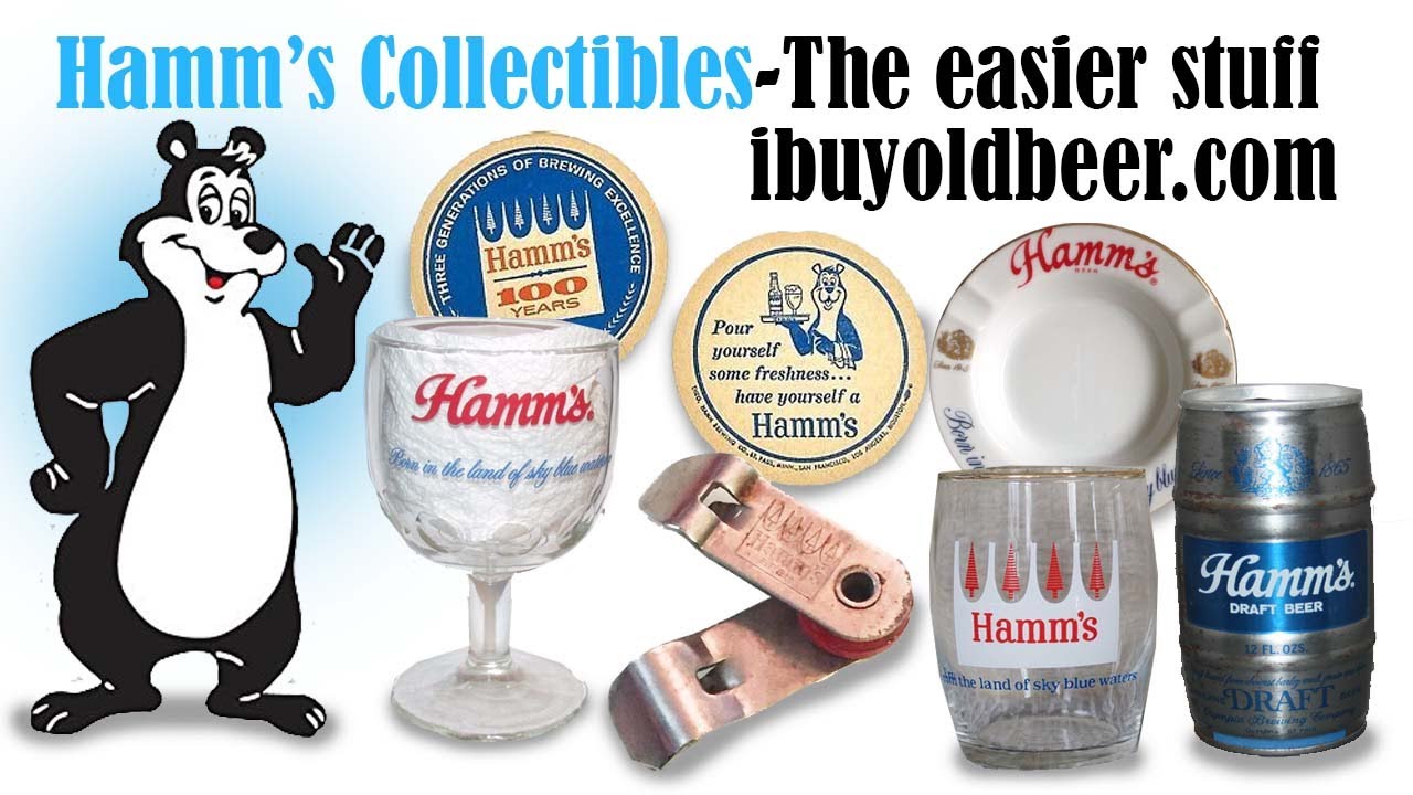Easier Hamm’s beer Collectibles explained-by the ibuyoldbeer guys