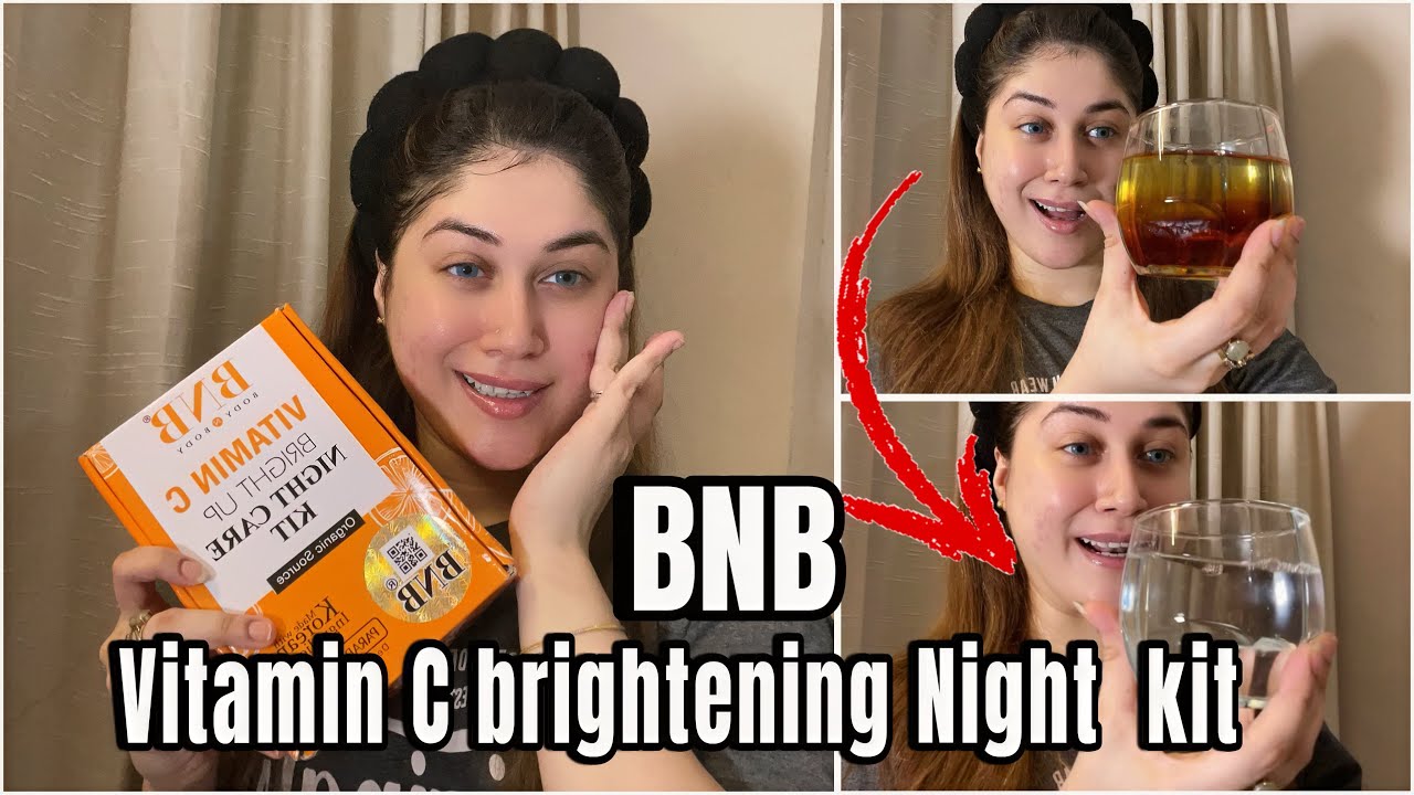BNB Vitamin C Brighten up Night Care Kit || Honest Review || Skincare For Brightening Skin #trending