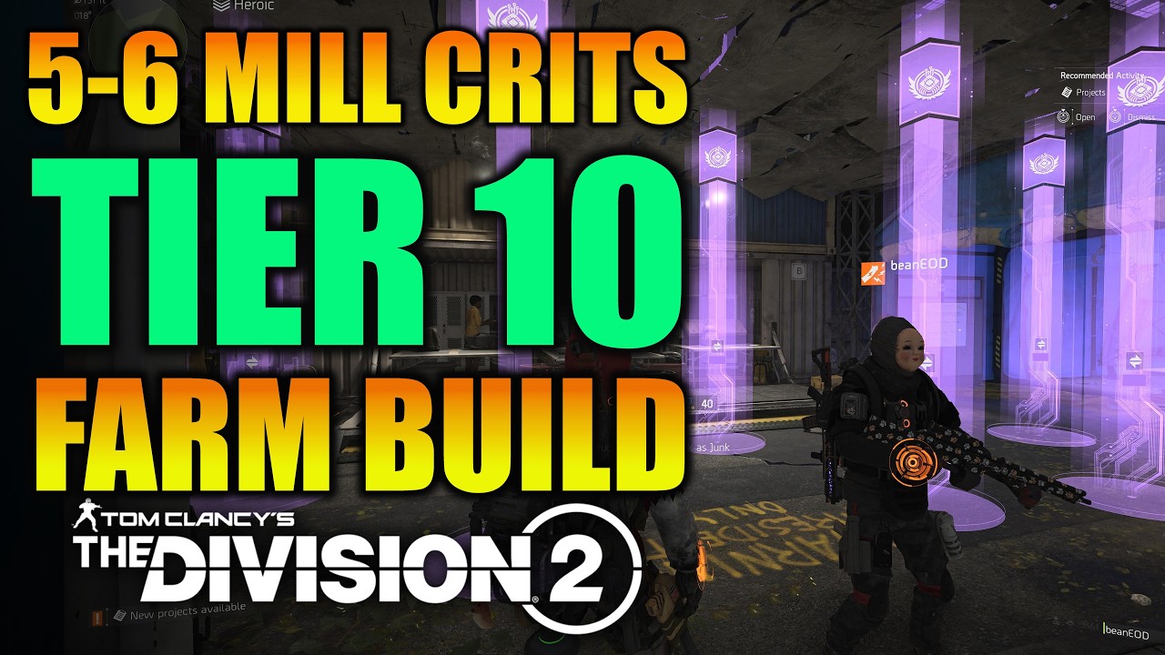 5-6MILL CRITS - SPEED RUN ESCALATION TIER 7 WITH THIS SECRET SOLO BUILD (NOT STRIKER) | Division 2