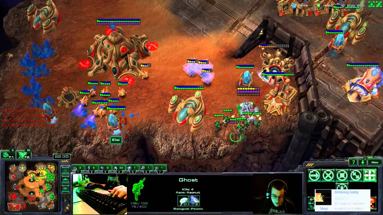 Nuke Harass from HoTS Beta 2v2: w/ SpaceWhales + Behemoth