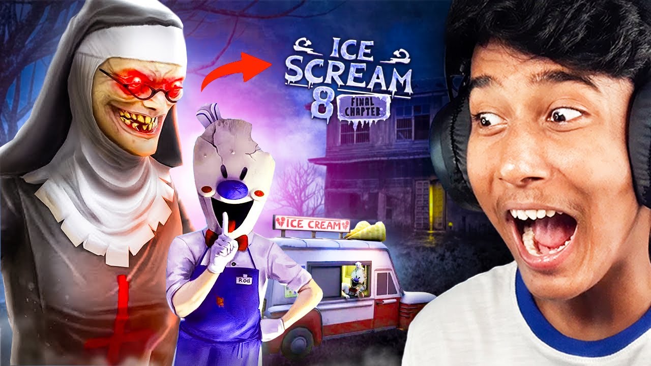 FINALLY I KILLED ROD AND EVIN NUN | ICE SCREAM 8 TRUE ENDING