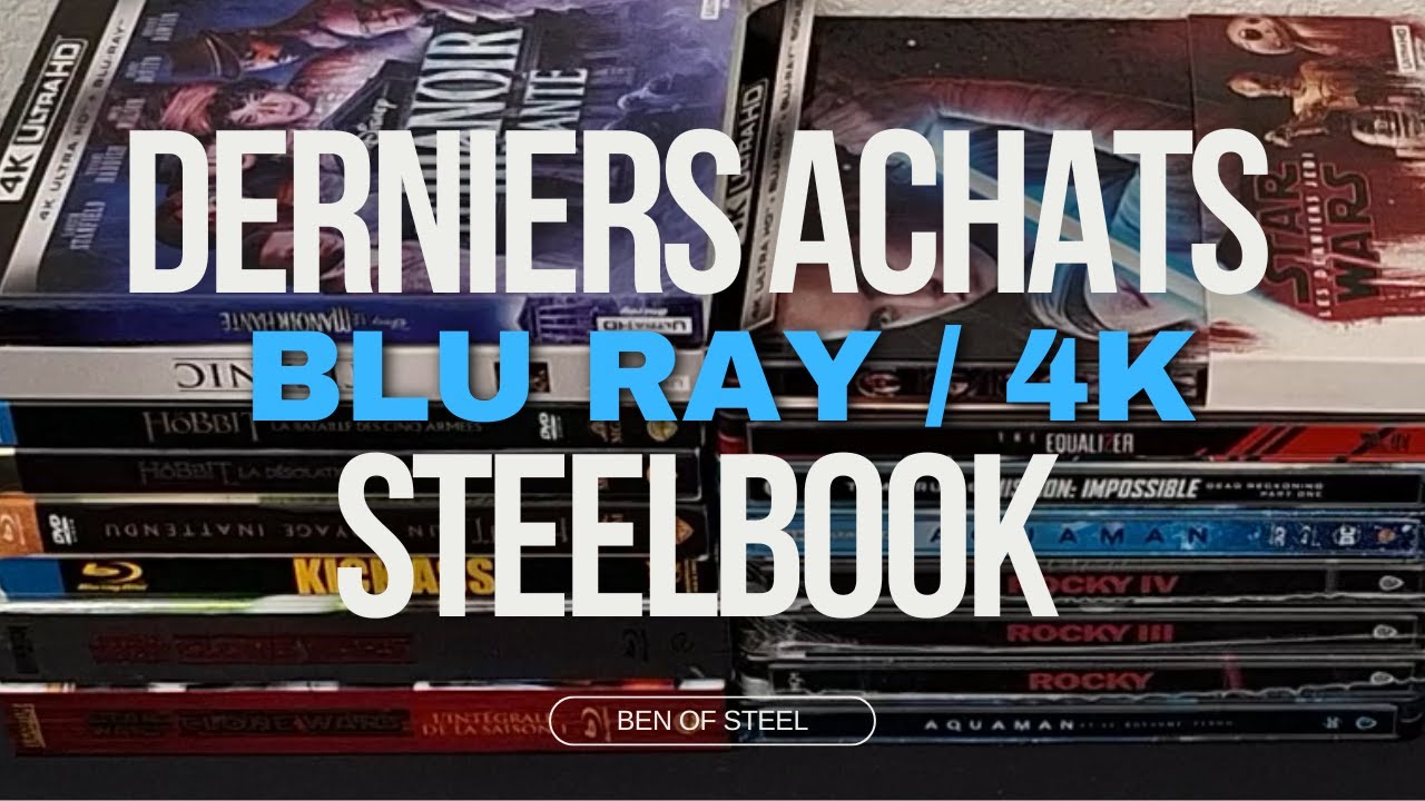 DERNIERS ACHATS BLU RAY , STEELBOOK ET 4K !! DU LOURD !!