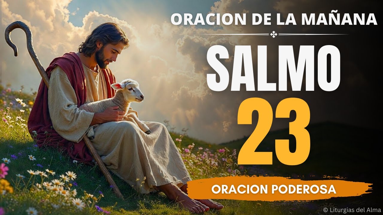 🐑 SALMO 23 Para Empezar el día  | La oración MÁS HERMOSA y PODEROSA 🌅✨