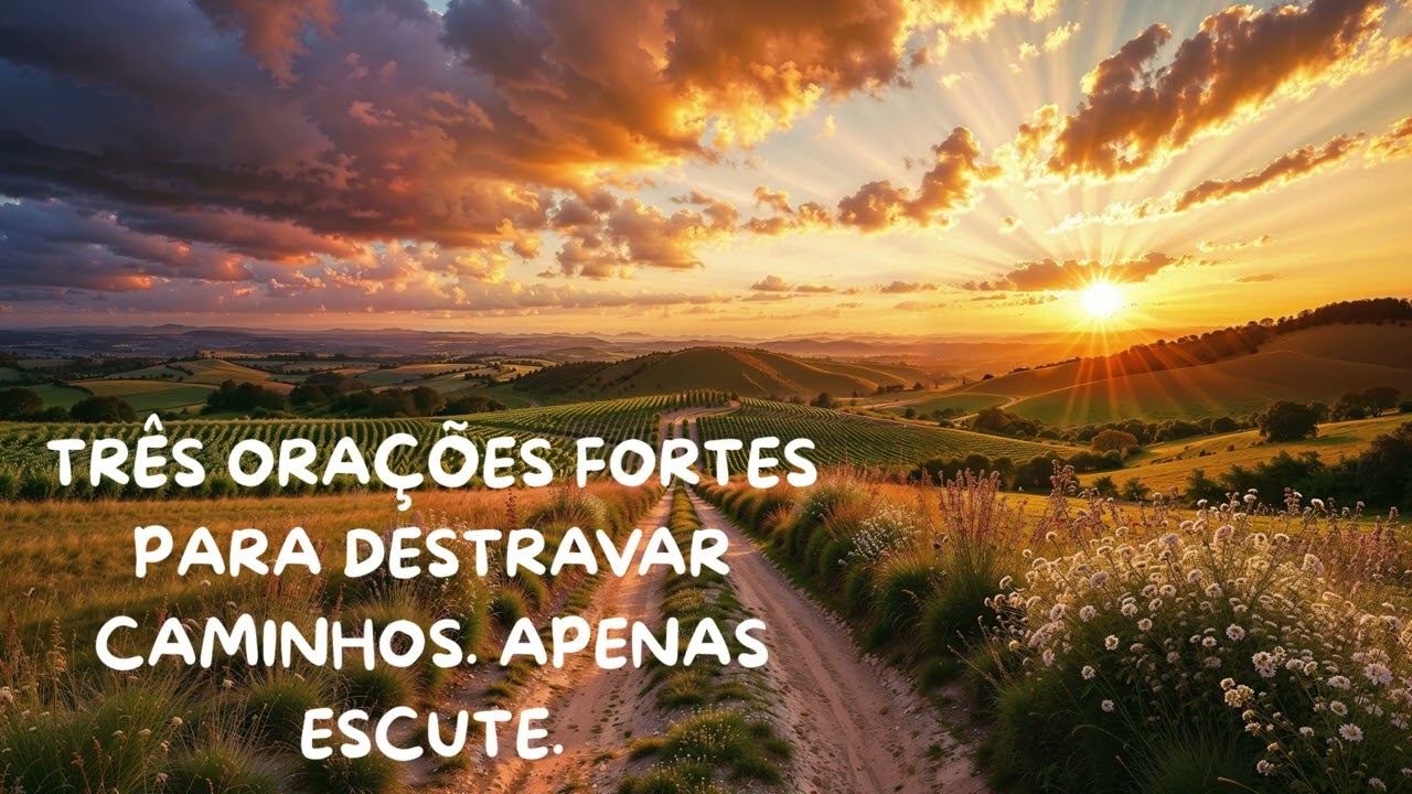 TRÊS ORAÇÕES FORTES PARA DESTRAVAR CAMINHOS