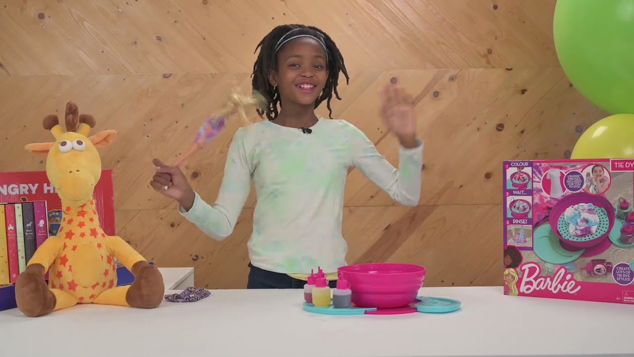 Unboxing Barbie Tie-Dye Creation Station with Lesedi