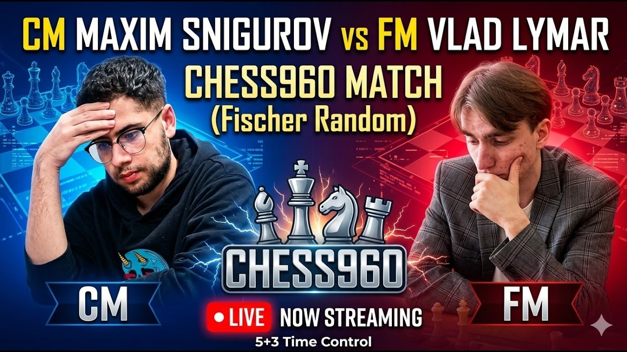 МАТЧ ПРОТИВ FM Vlad Lymar | ШАХМАТЫ ФИШЕРА 960 lichess.org