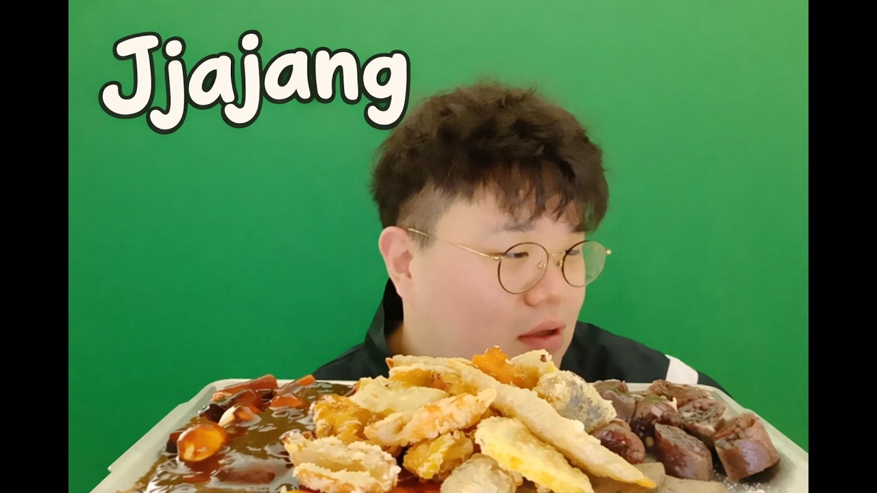 Jaws Tteokbokki Jjajang Tteokbokki Mukbang 🖤 | Korean Street Food Feast | 죠스떡볶이 짜장떡볶이 순대 튀김 먹방