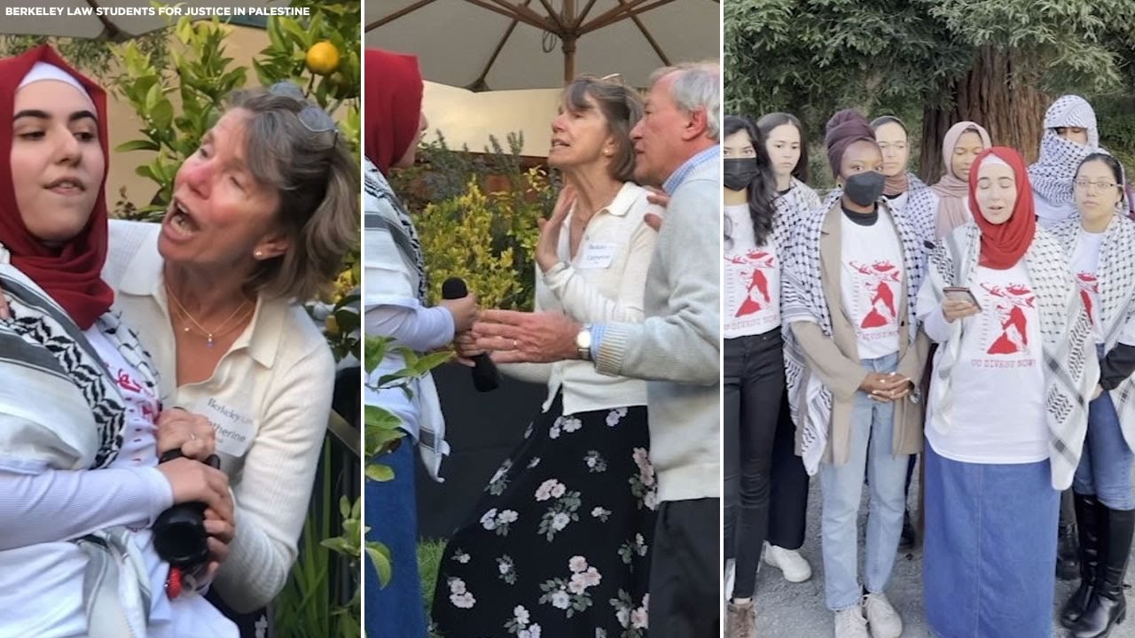 Gaza protesters disrupt UC Berkeley dean's party