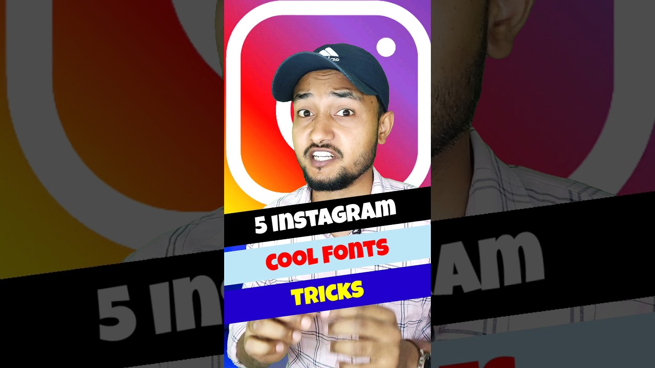 5 Instagram New Cool Fonts #shorts