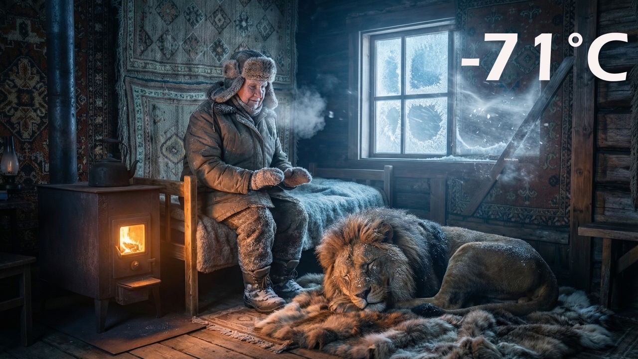 A 80-Year-Old Woman Saves Lion in 71°C Siberia ❄️