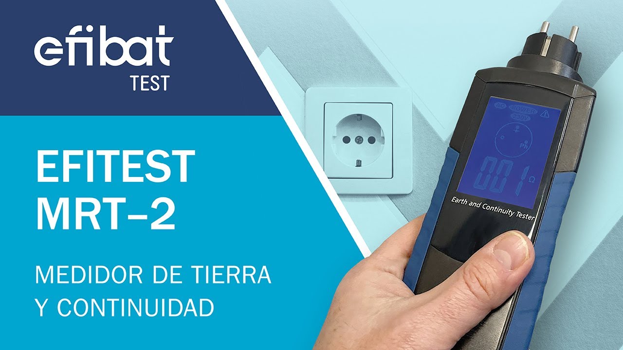 Medidor de tierra y continuidad EFITEST MRT-2