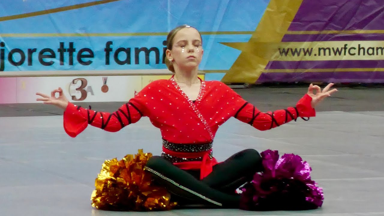 Majorettes *LUCKY DANCE* - POM solo cadets  -  European Majorette Championship - Liberec 2024