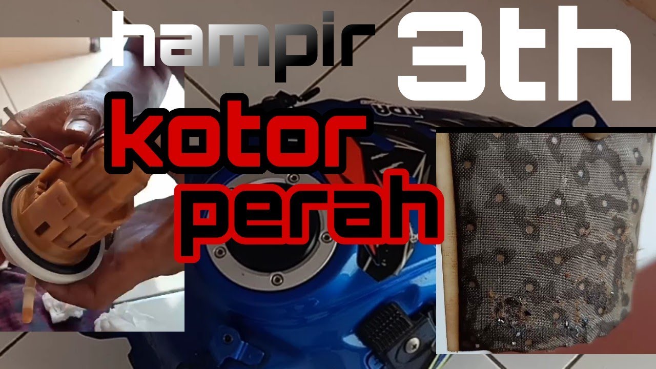 Ganti filter fuel pump gsxr150