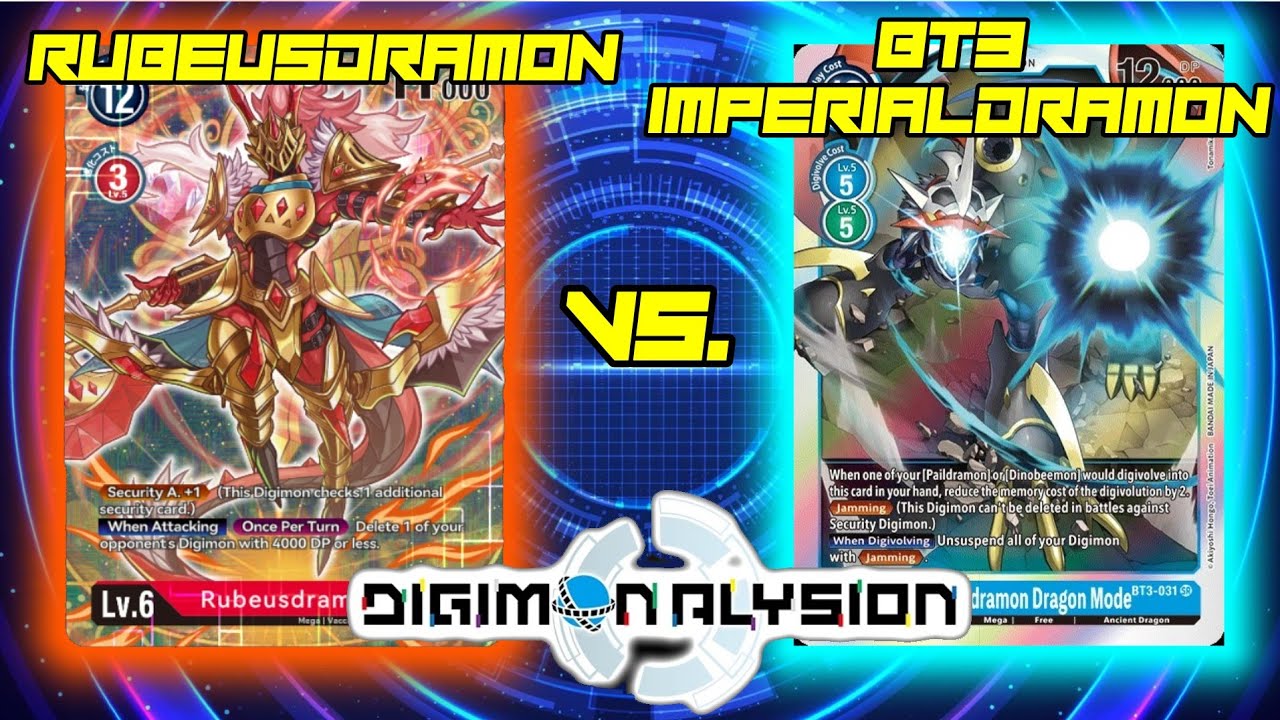 The First Alysion Showdown: Rubeusdramon vs Imperialdramon!
