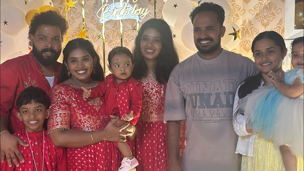 Happy First Birthday Rishvik.KL Bro Biju Rithvik Family 🤍