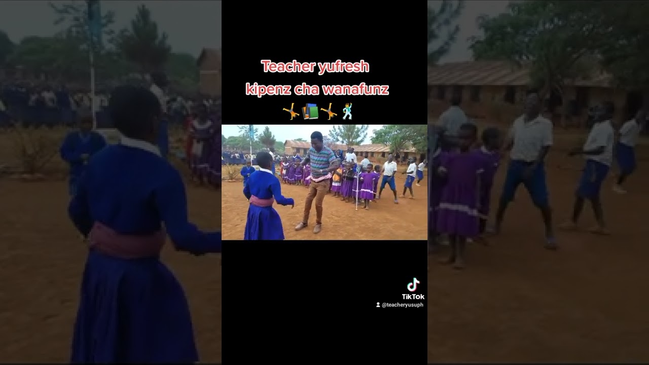 TAZAMA TEACHER YUFRESH AKICHEZA NA WANAFUNZI WAKE..🤸📚🤸🤸 KATIKA KUHAKIKISHA WANAIPENDA SHULE.📚🤸