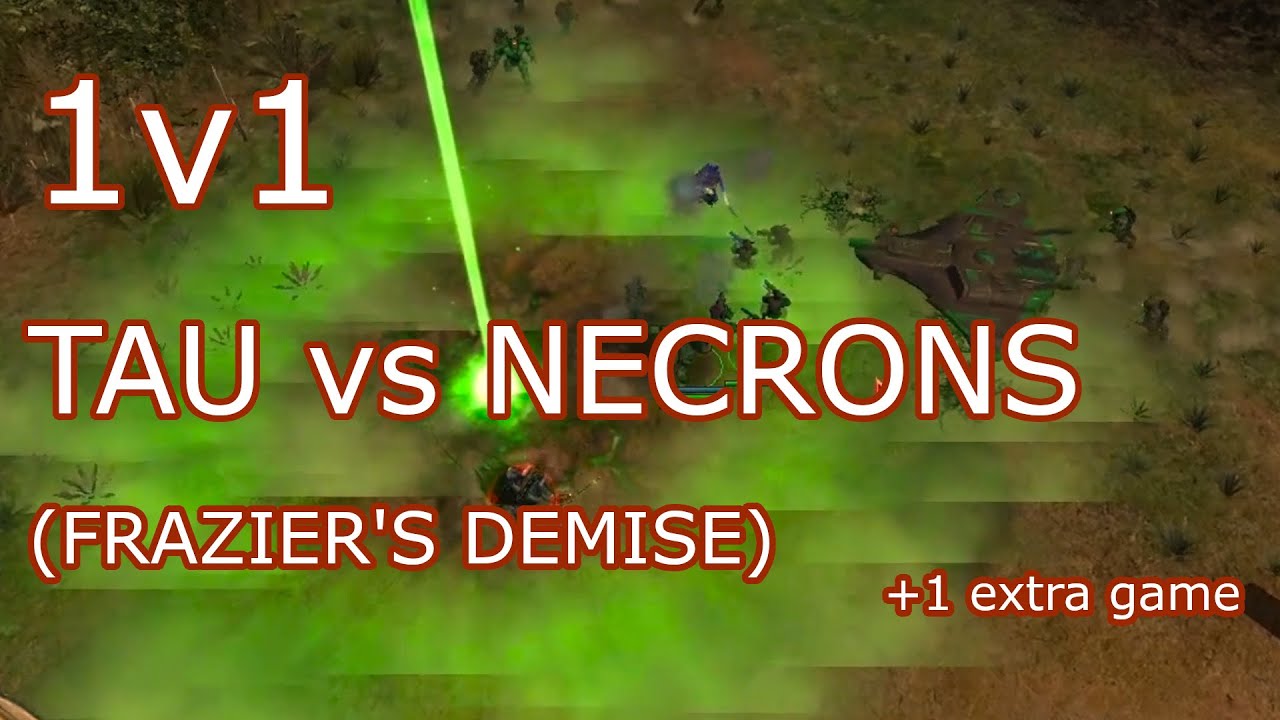 Dark Crusade rivals! Tau vs Necrons, 1v1 on Frazier's Demise | Dawn of War: Soulstorm
