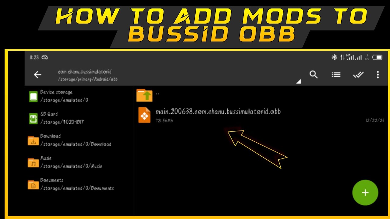 HOW TO ADD MODS TO BUSSID OBB/TUTORIAL / STEPS