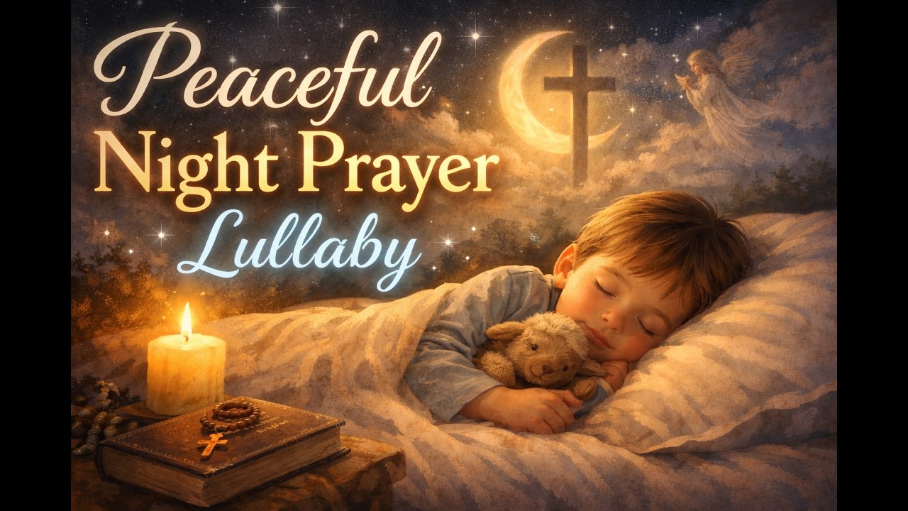 Peaceful Night Prayer Lullaby 2 Hours🌙 | Christian Bedtime Song for Deep Sleep