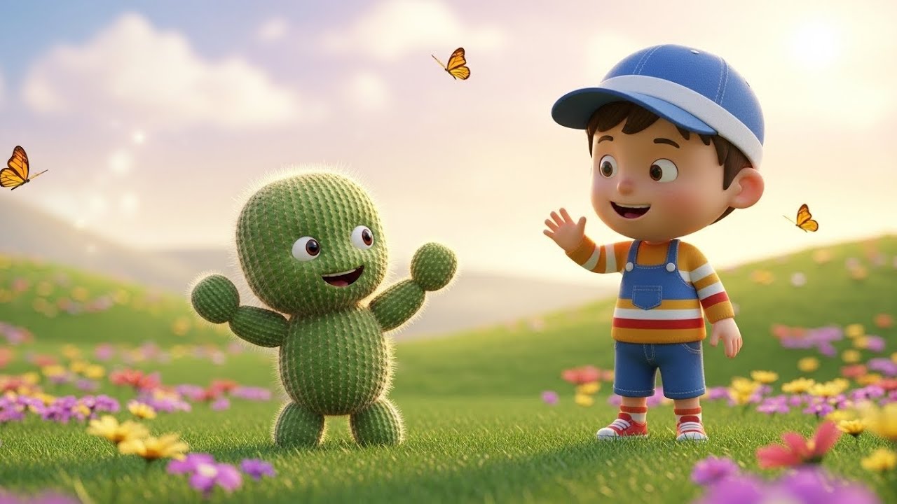Малышу-кактусу нужны объятия | Детские песенки и стишки для малышей