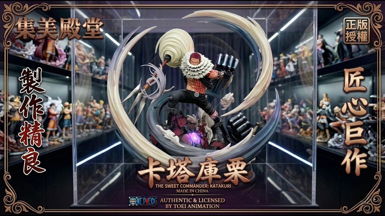 【GK開箱】正版授權 海賊王 卡塔庫栗 做工完美 造型集美