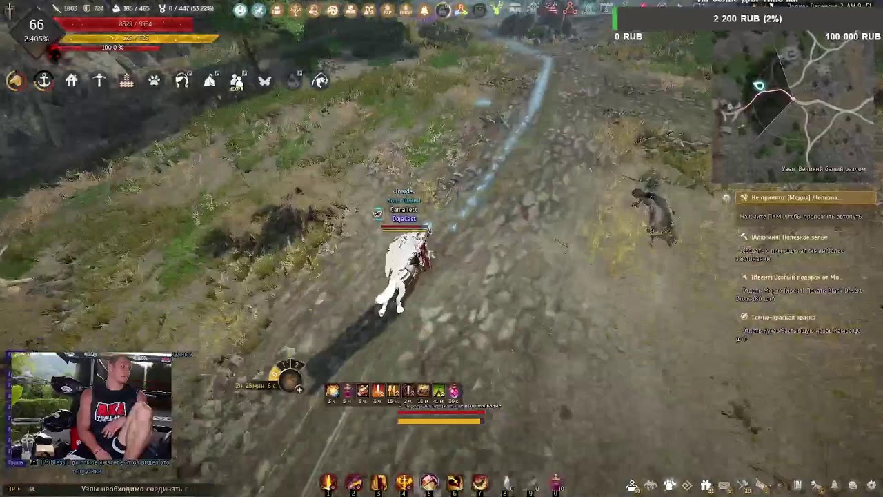 Black Desert - стрим фарма мобов