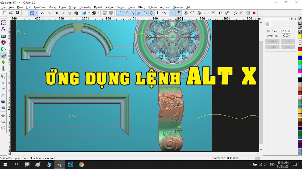 Jdpaint - Lệnh ALT X