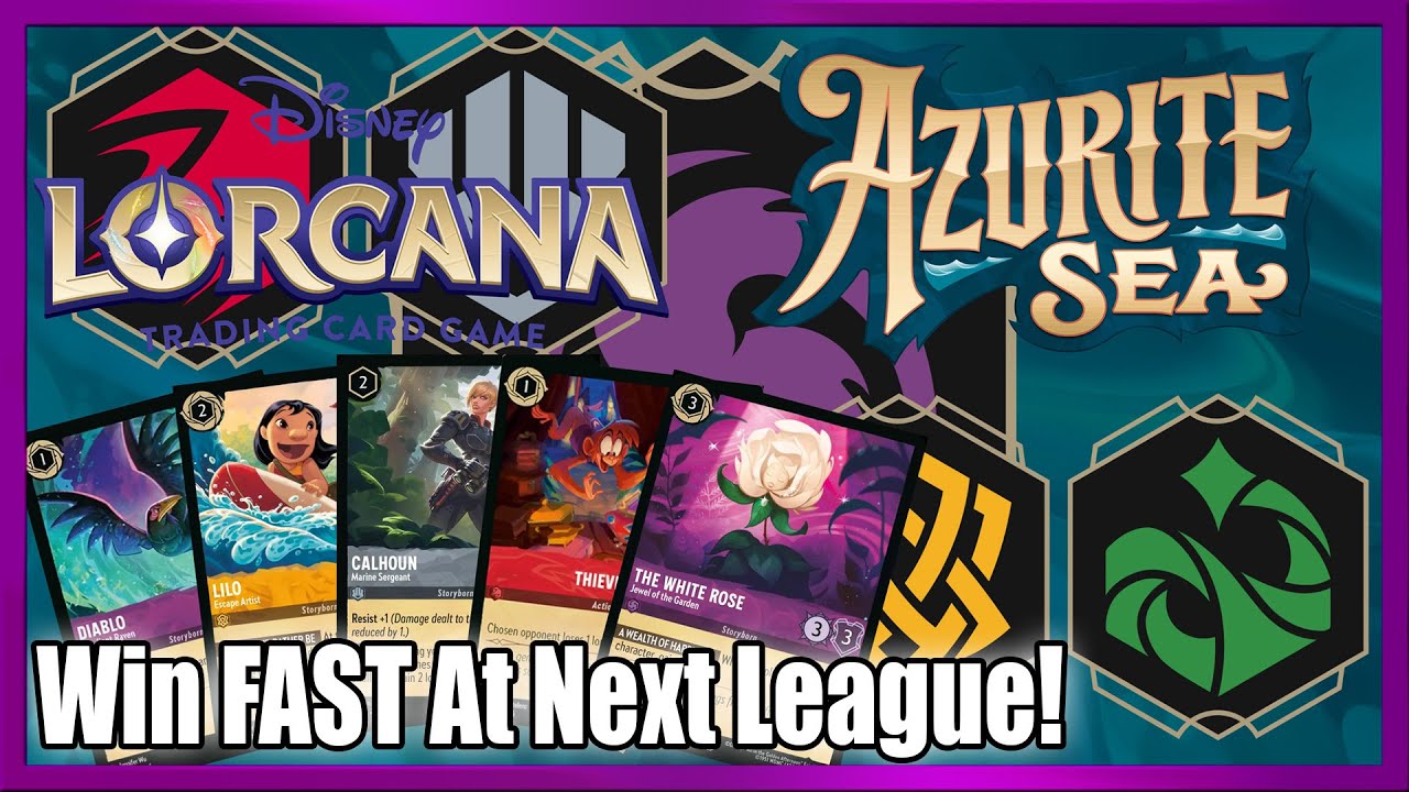 FOUR Ways to Win FAST! Catch Your Opponents Napping with these Azurite Sea Decks at your League!