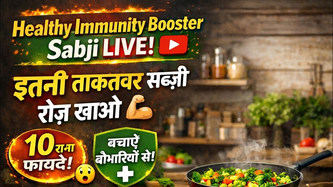 Healthy Immunity Booster Sabji LIVE | इतनी ताकतवर सब्ज़ी रोज़ खाओ 💪।@9DelightsbyAnuja