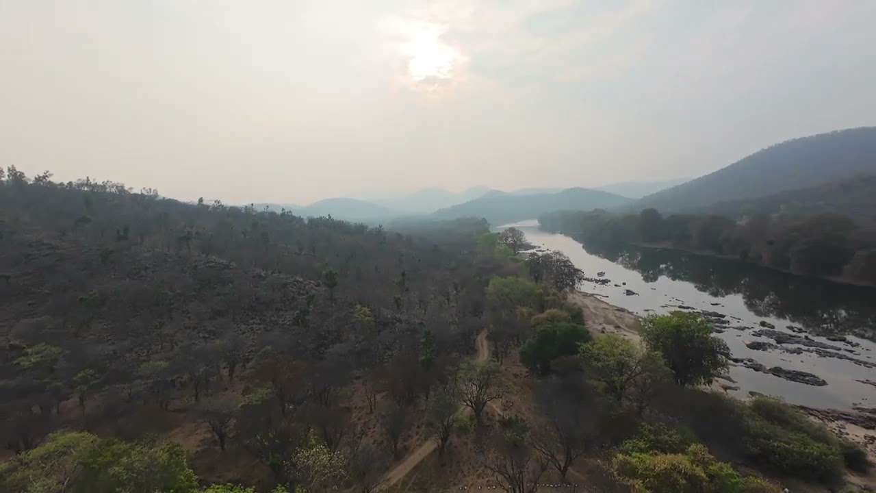 #Areal view of cavery south #wildlife 