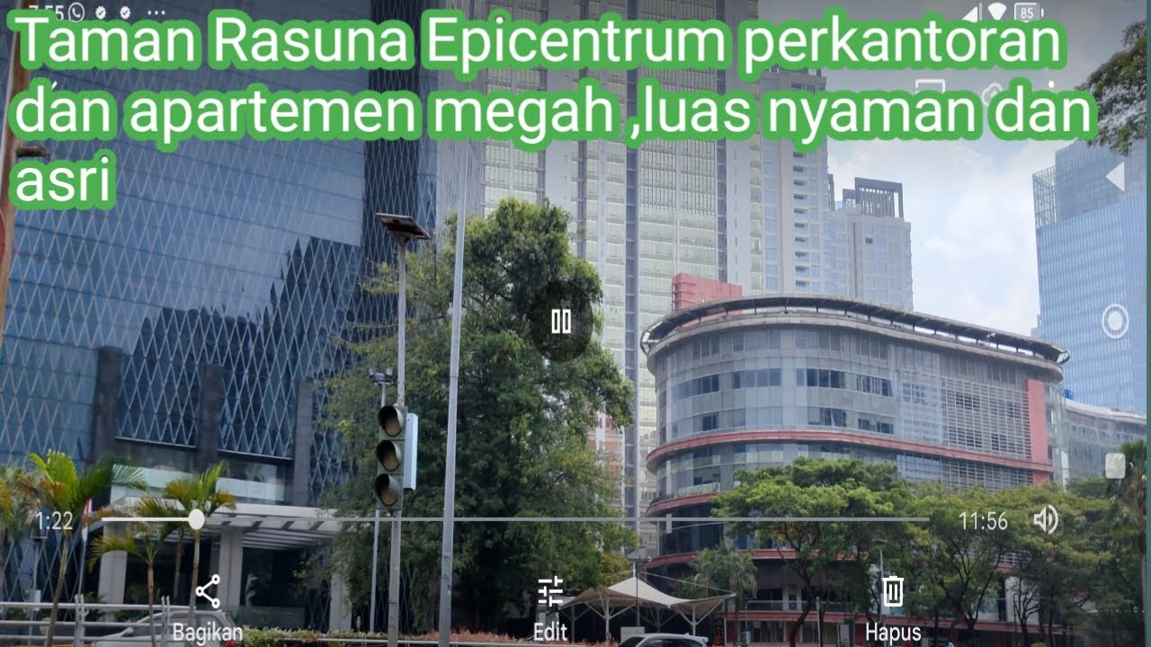 Jalan jalan ke taman Rasuna epicentrum Rasuna said Kuningan Jakarta selatan Jalan jalan official