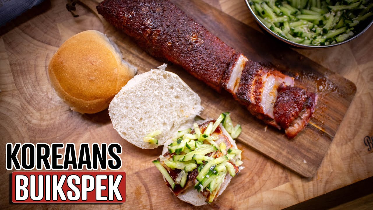 Koreaans Buikspek van de BBQ - BBQ Recept