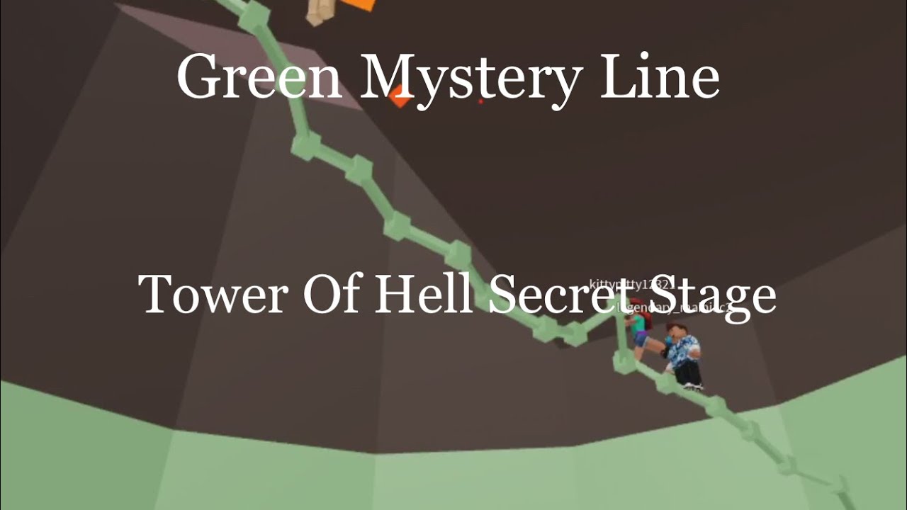 [SECRET STAGE] Green Mystery Line - Tower Of Hell Roblox