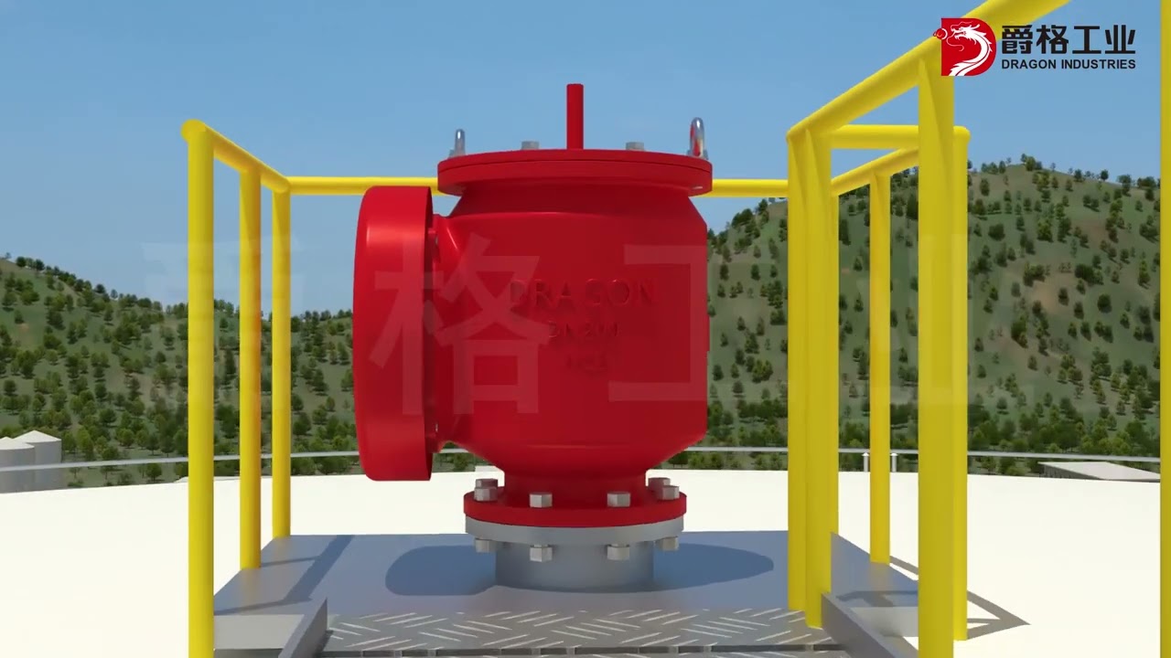 Fire Arrestor and Pressure/Vacuum Relief Valve 3D Animation by Dragon Industries