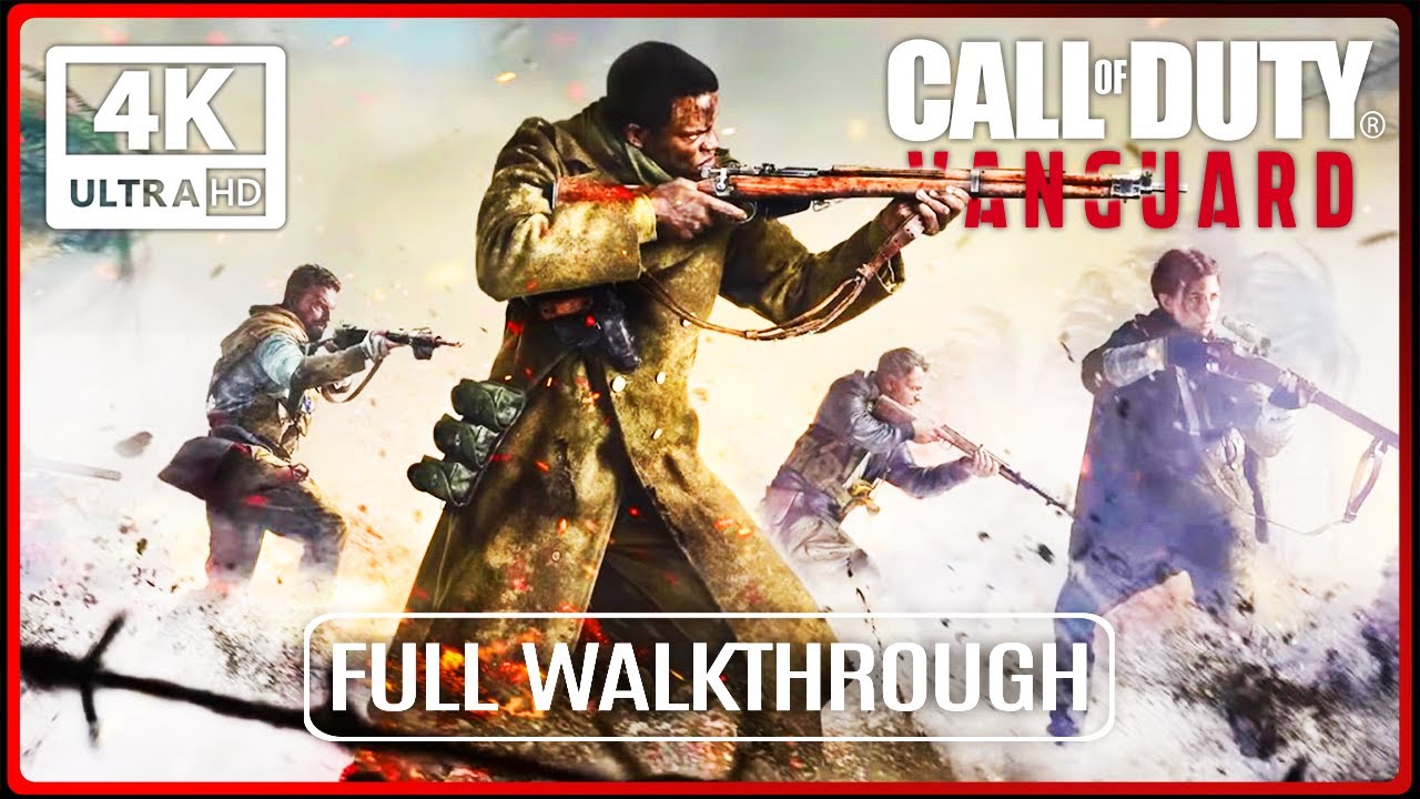 CALL OF DUTY: VANGUARD Full Gameplay Walkthrough (No Commentary) 4K 60FPS Ultra HD