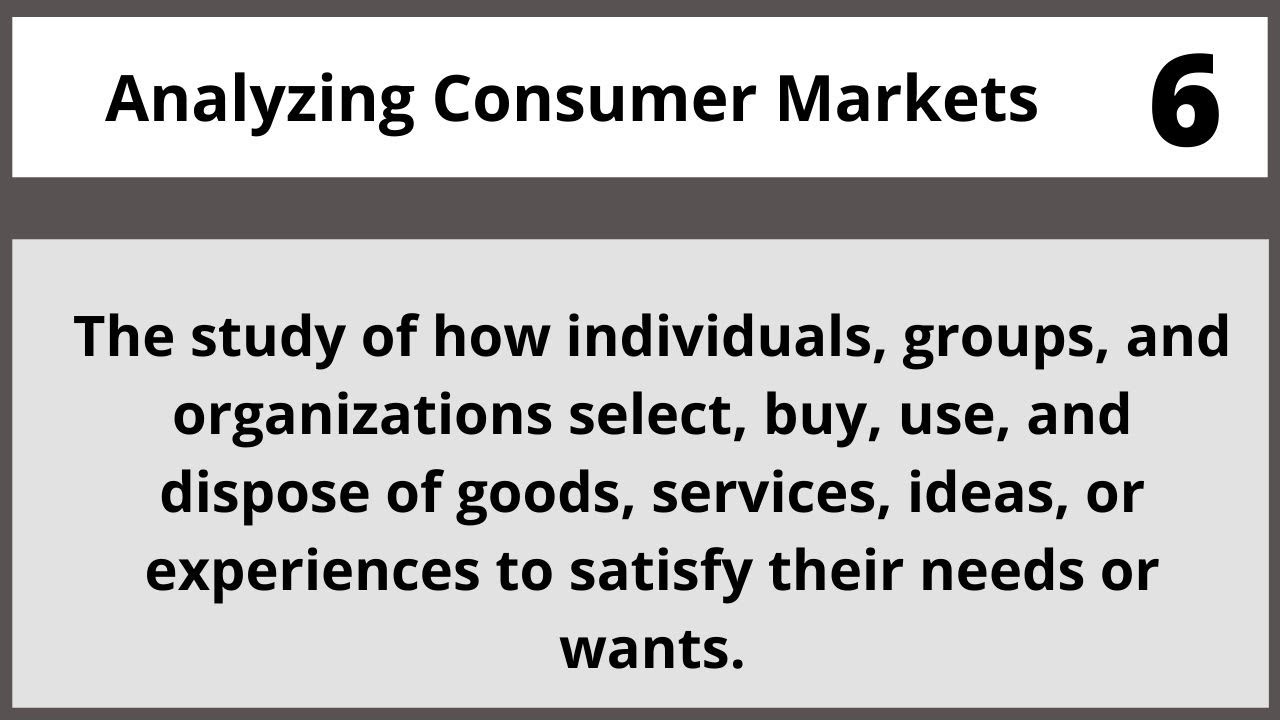 Analyzing Consumer Markets MGT310 LECTURE in Hindi Urdu 06