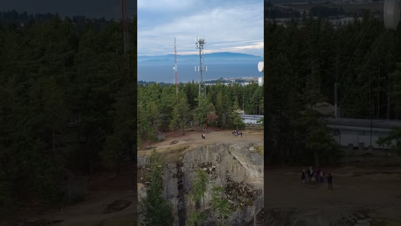 🚁🌊 Nanaimo cliffs from above — youtubeshorts music 
