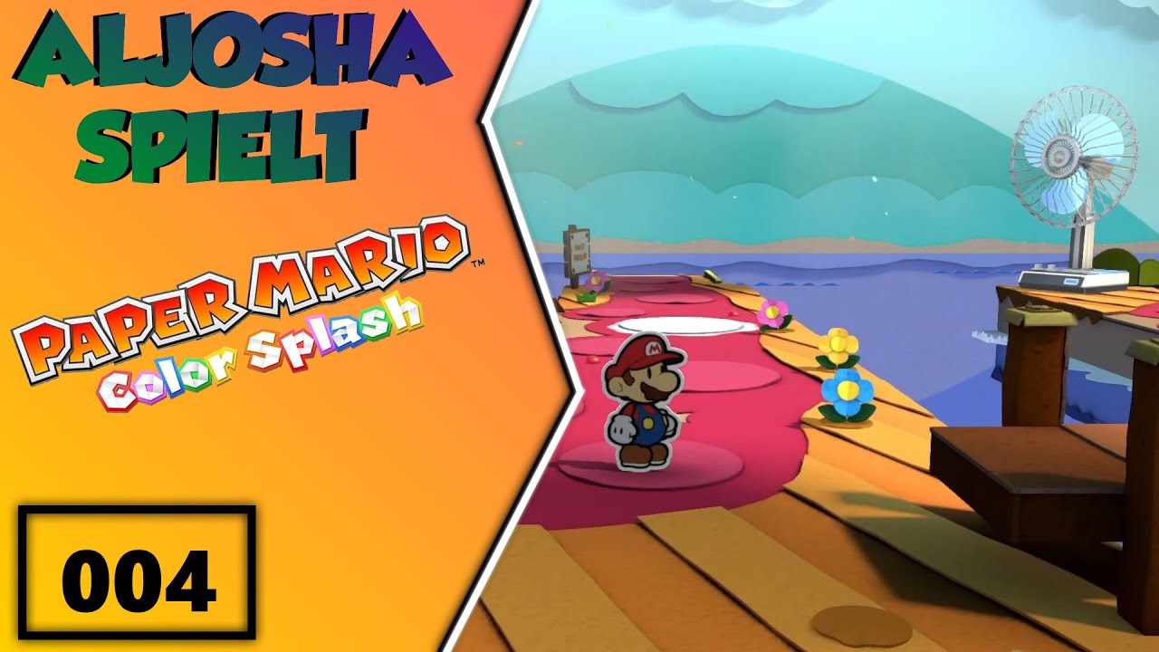 Let's Play Paper Mario Color Splash 📃 #04: Ein RIESIGER Ventilator!